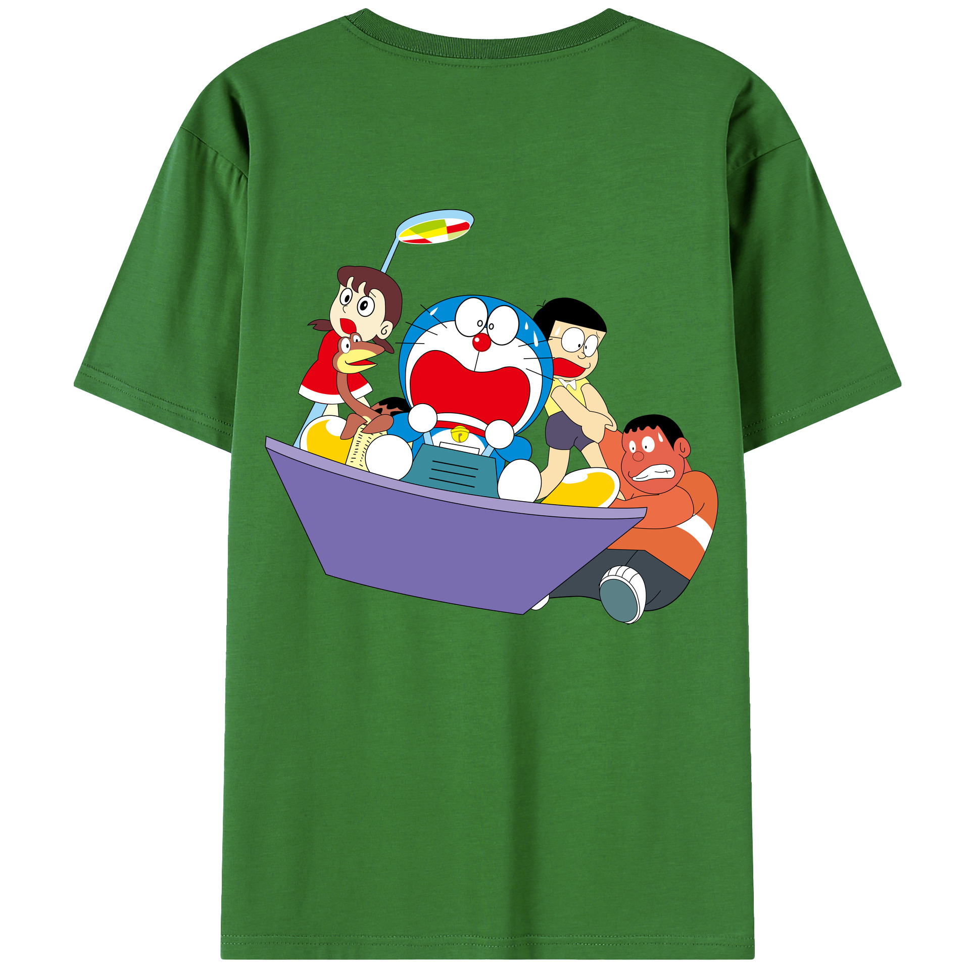 （画像用） ドラえもん Doraemon レディース半袖Tシャツ(バックプリント)